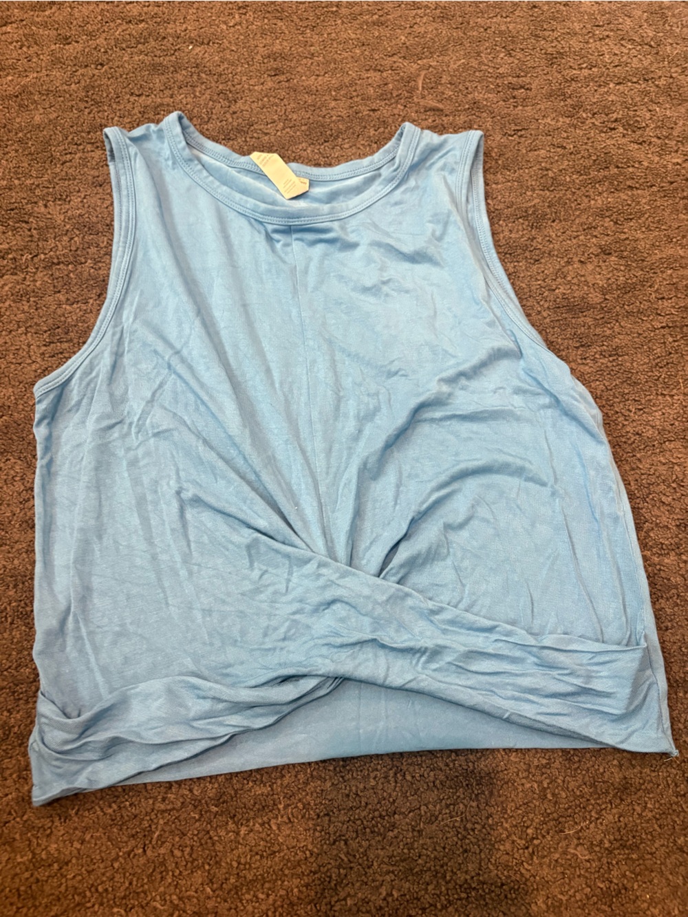 Alo Yoga Bright Blue Twist-Front Tank